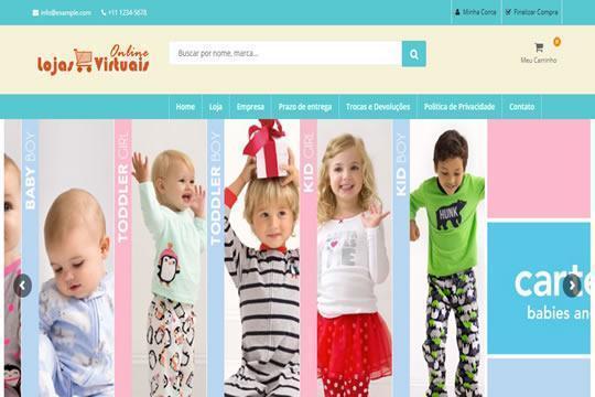 Loja Integrada Facebook Instagram 4 Loja Moda Infantil