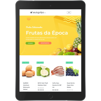 loja virtual supermercado tablet