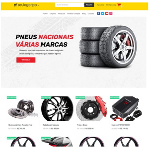 Sistema para venda de pneus e acessórios