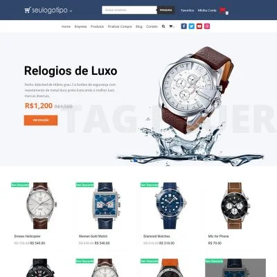 loja virtual relógios e presentes